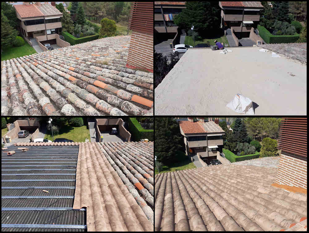 reparación tejados tejas madrid